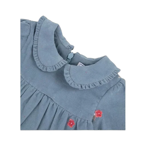 All-Over Floral Embroidered Dress