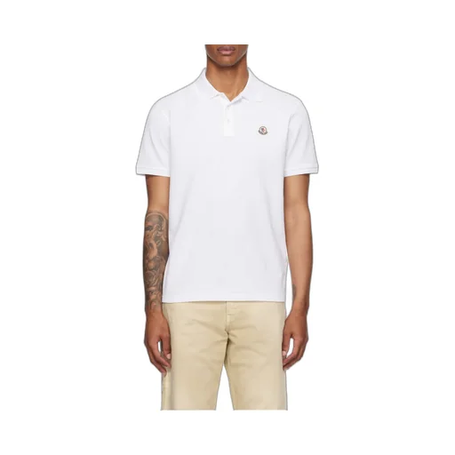 Moncler Logo Patch Short-Sleeved Polo Shirt