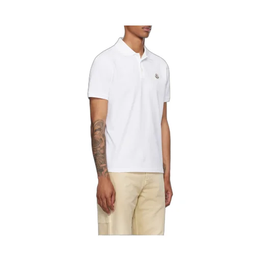 Moncler Logo Patch Short-Sleeved Polo Shirt