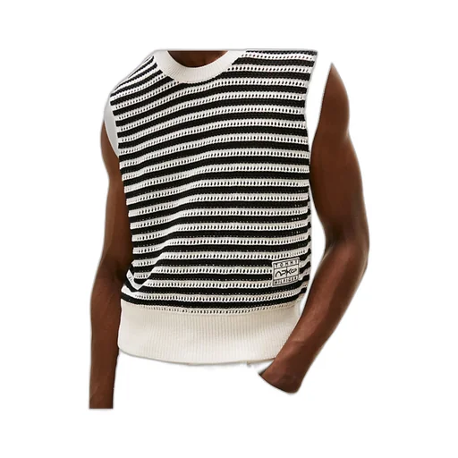 Tommy Hilfiger Striped Sleeveless Knitwear