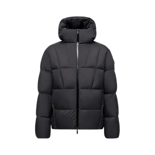Fusain Hooded Short Down Jacket