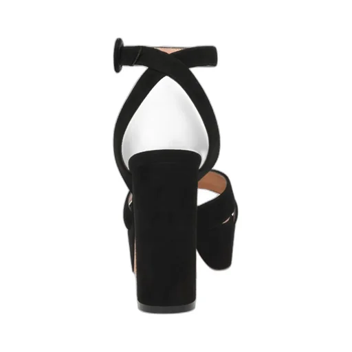 Round Toe High Heel Sandals