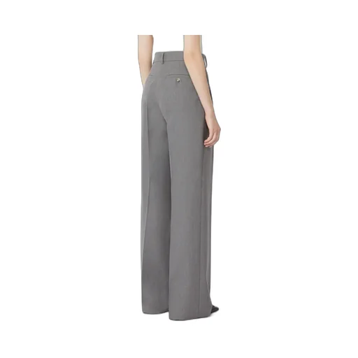 Wool Wide-Leg Trousers