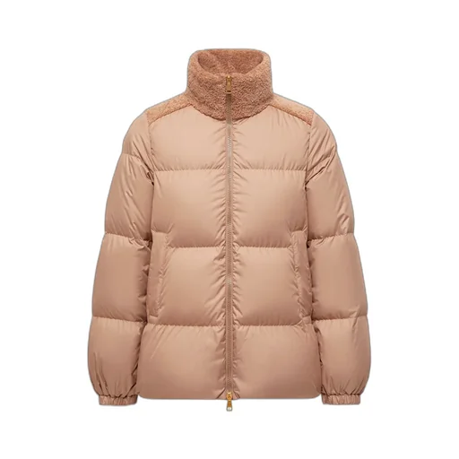 Moncler Esnaie Logo Patch Zip-Up Jacket
