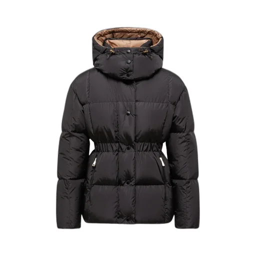 Agneux Square-Quilted Hooded Short Down Jacket