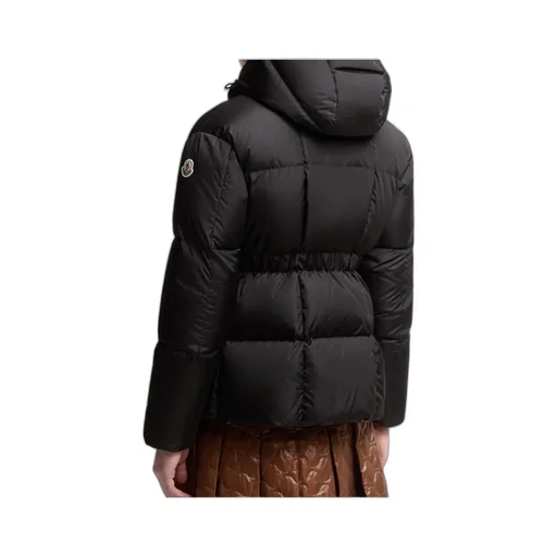 Agneux Square-Quilted Hooded Short Down Jacket