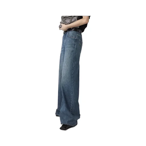 Stella Mccartney High-Rise Straight Leg Denim Jeans