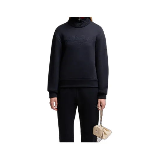 Moncler Logo Patch Crewneck Sweatshirt