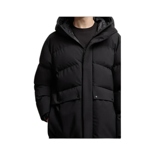 Avioth Hooded Long Down Jacket