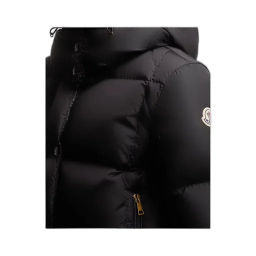 Castelnou Square-Quilted Hooded Short Down Jacket