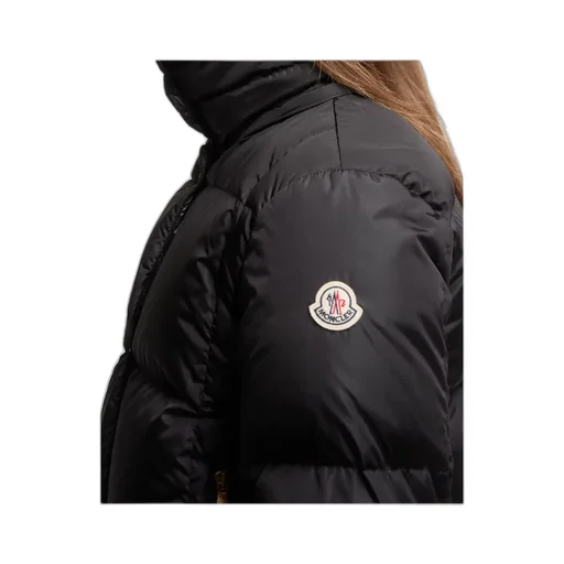 Castelnou Square-Quilted Hooded Short Down Jacket