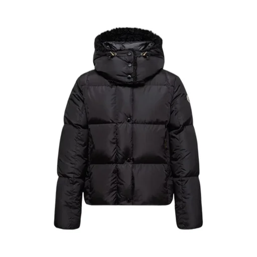 Castelnou Square-Quilted Hooded Short Down Jacket