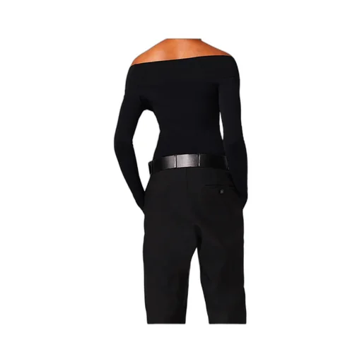 Stella Mccartney Straight-Neck Long-Sleeve Top