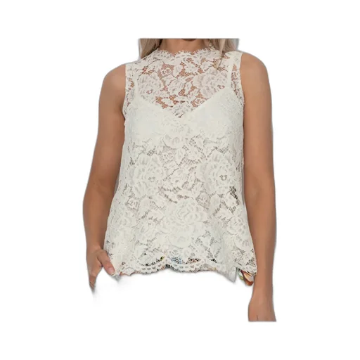 Lace-Detailing Top