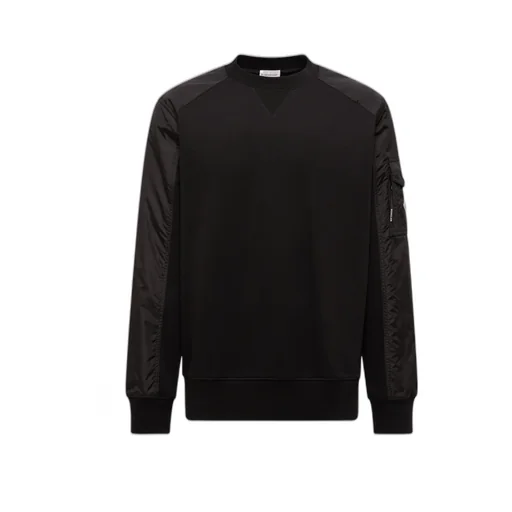 Moncler Panelled Logo Patch Sweatshirt