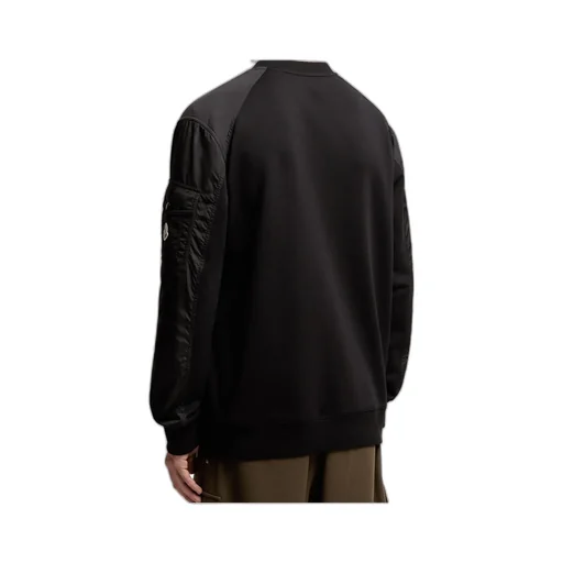 Moncler Panelled Logo Patch Sweatshirt