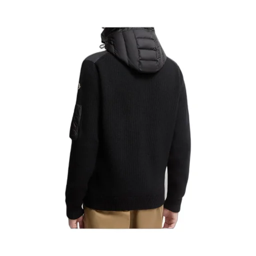 Padded Zip-Up Cardigan
