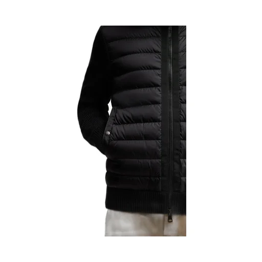 Padded Zip-Up Cardigan
