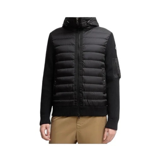Padded Zip-Up Cardigan