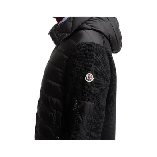 Padded Zip-Up Cardigan