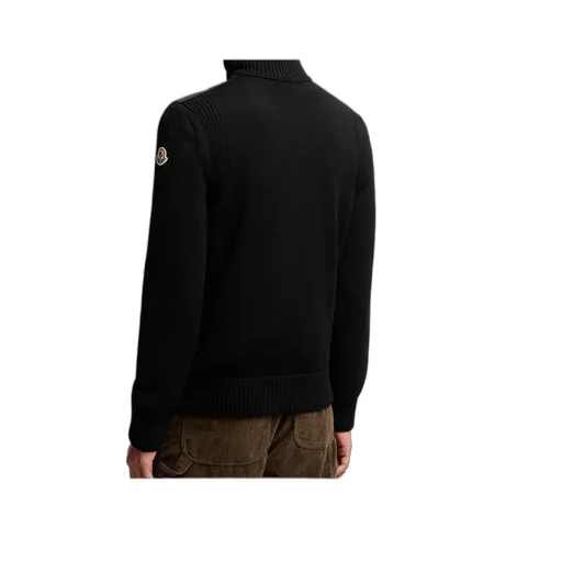 Moncler High Neck Zip-Up Padded Cardigan