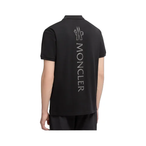Moncler Logo Patch Short-Sleeved Polo Shirt