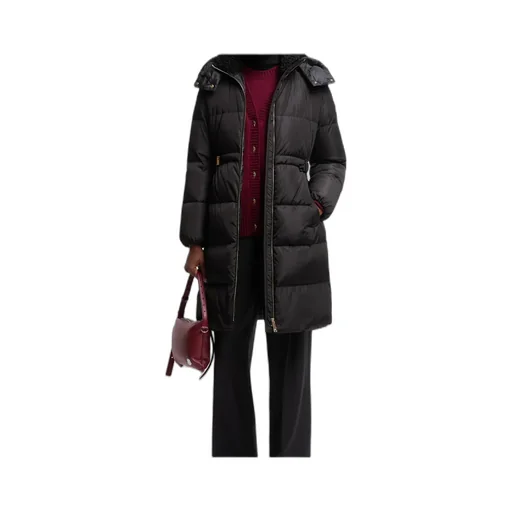 Moncler Briant Hooded Long Down Jacket