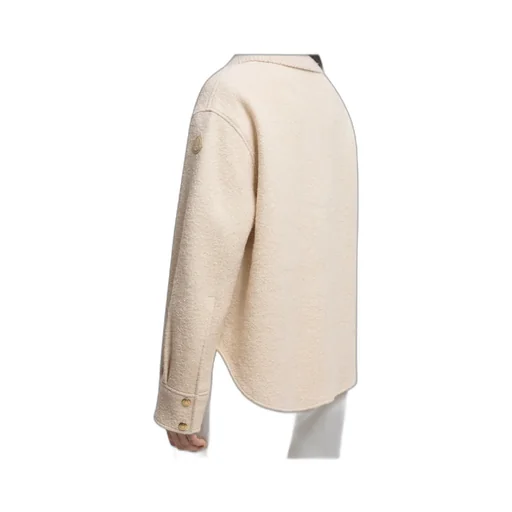 Moncler Logo Patch Zip-Up Shirt