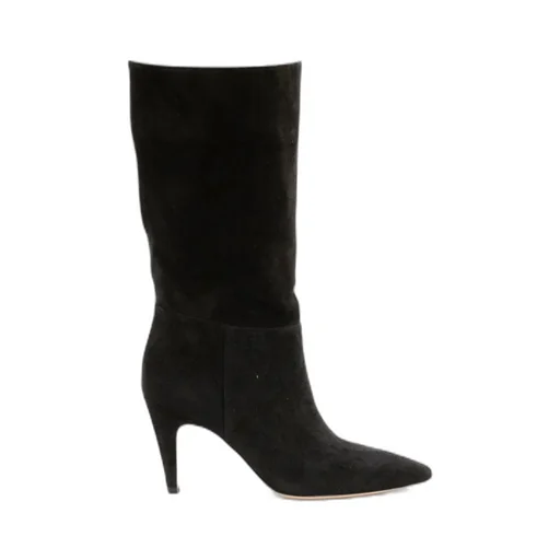 85Mm Suede Pointed-Toe Boots