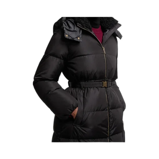 Moncler Briant Hooded Long Down Jacket