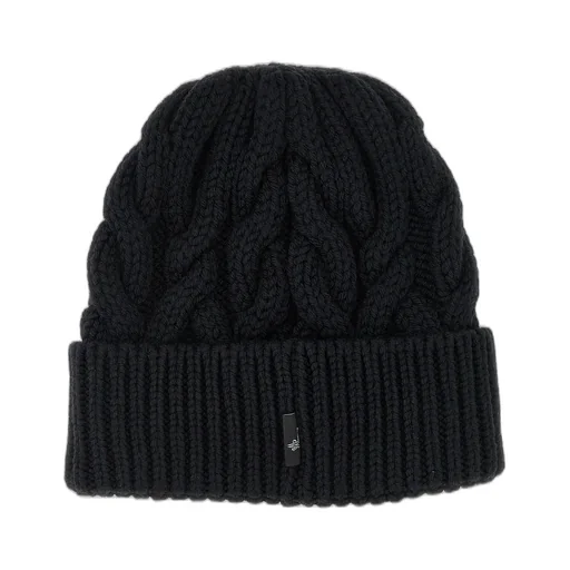 Moncler Grenoble Logo Patch Knitted Beanie