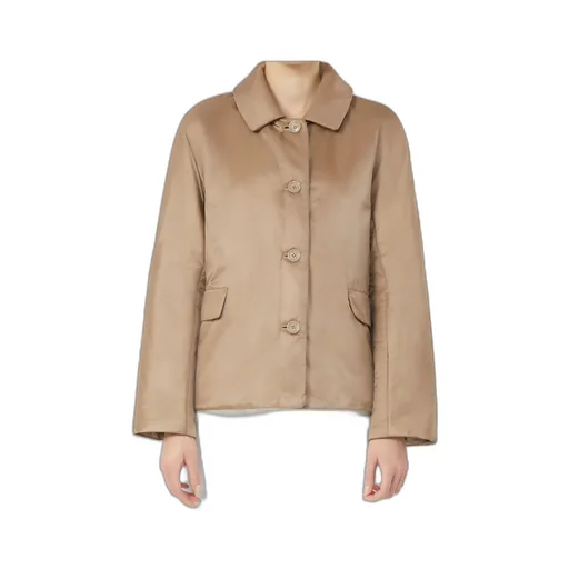 Max Mara The Cube Greens Button-Up Padded Jacket