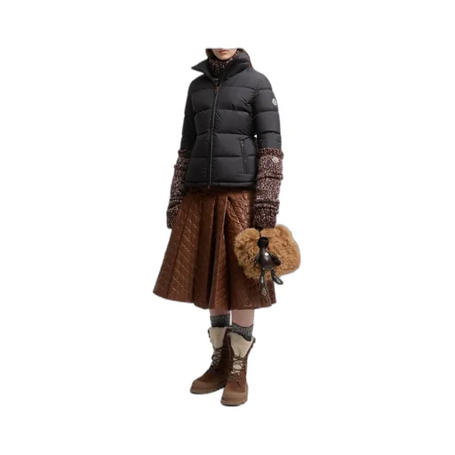 Moncler Dourbe Zip-Up Short Puffer Jacket