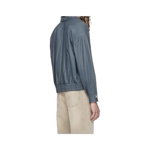 Long Sleeve Leather Jacket