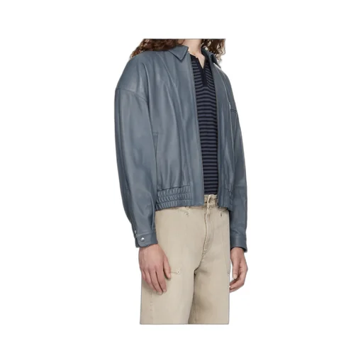 Long Sleeve Leather Jacket
