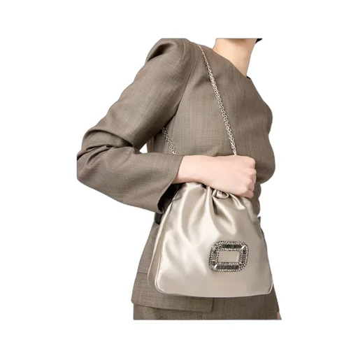 Roger Vivier Pilgrim Embellished Chained Mini Shoulder Bag