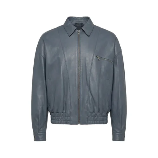 Long Sleeve Leather Jacket