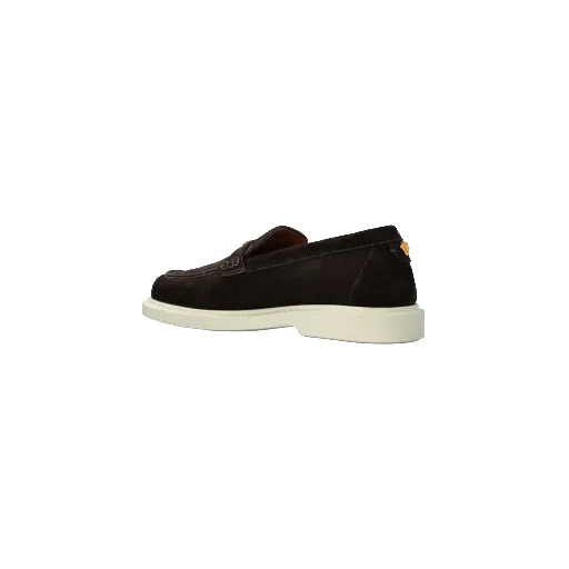 Versace Round-Toe Slip-On Loafers