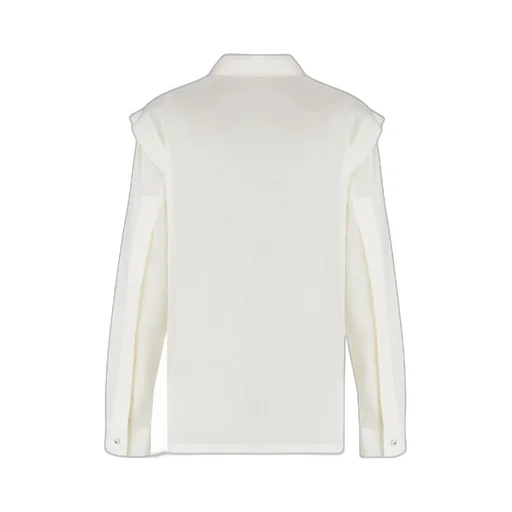 Max Mara Crpe De Chine Long-Sleeved Shirt