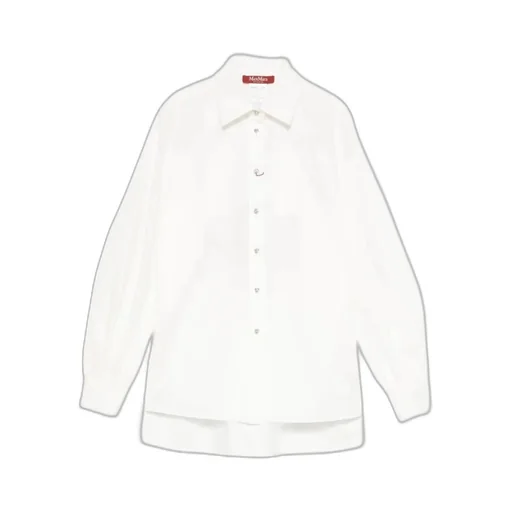 Max Mara Studio Long-Sleeved Button-Up Shirt