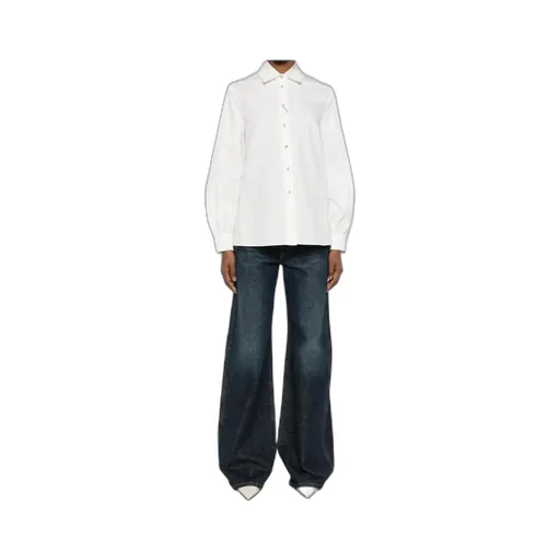 Max Mara Studio Long-Sleeved Button-Up Shirt