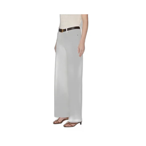 High-Waisted Wide-Leg Casual Pants