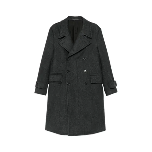 Wool Double-Breasted Coat