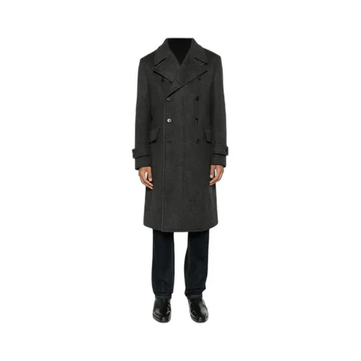 Wool Double-Breasted Coat