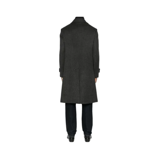 Wool Double-Breasted Coat