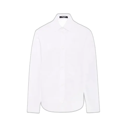 Logo-Embroidered Long-Sleeve Shirt