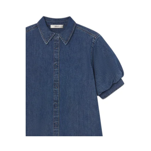Short-Sleeved Denim Dress