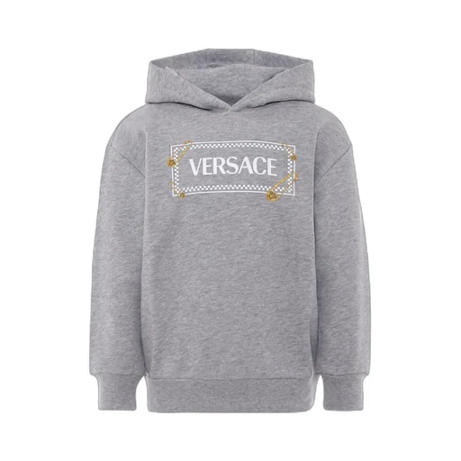 Versace Kids Logo Printed Hoodie