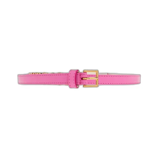 Versace Logo-Lettering Buckle Belt