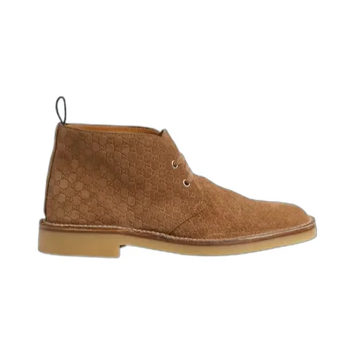 Gucci Web Detailed Ankle Boots